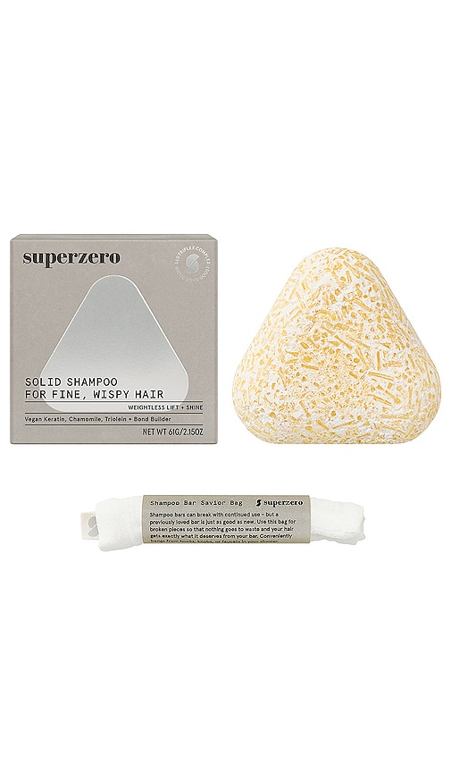 Superzero Volume + Shine Shampoo Bar For Fine Hair In N,a