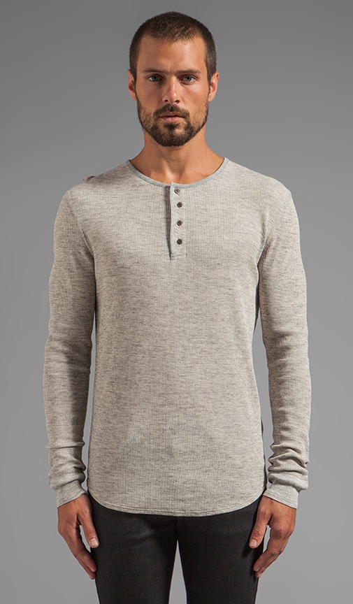 Waffled Henley