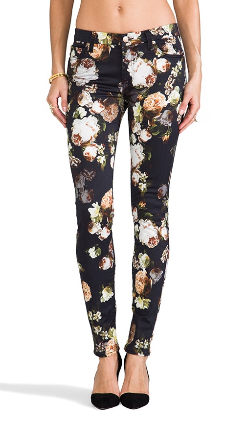 7 for all mankind floral jeans