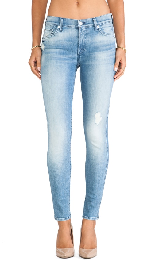 Knee Hole Ankle Skinny