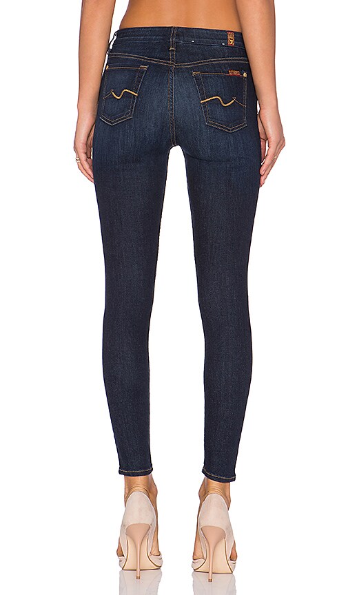 slim illusion high waist ankle skinny in tried and true