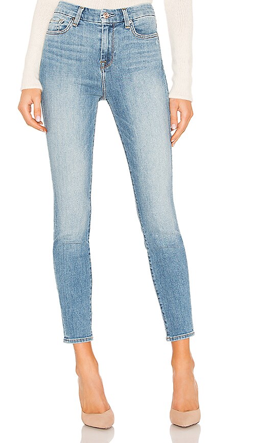 7 for all mankind high waist ankle skinny