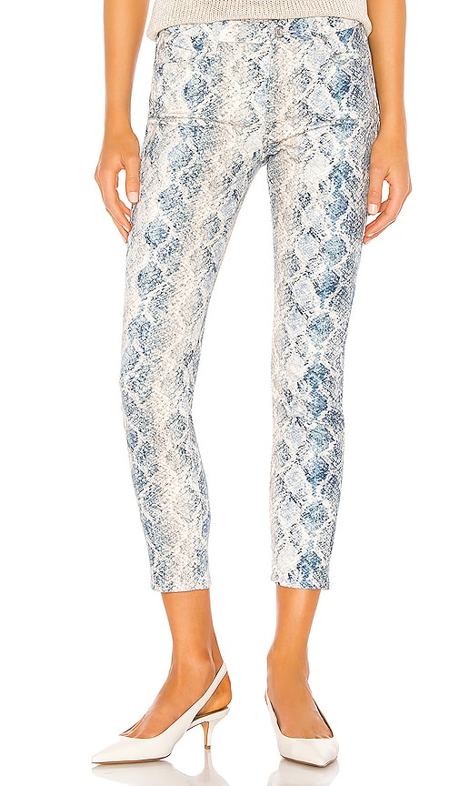 7 For All Mankind The Ankle Skinny in Indigo Snake