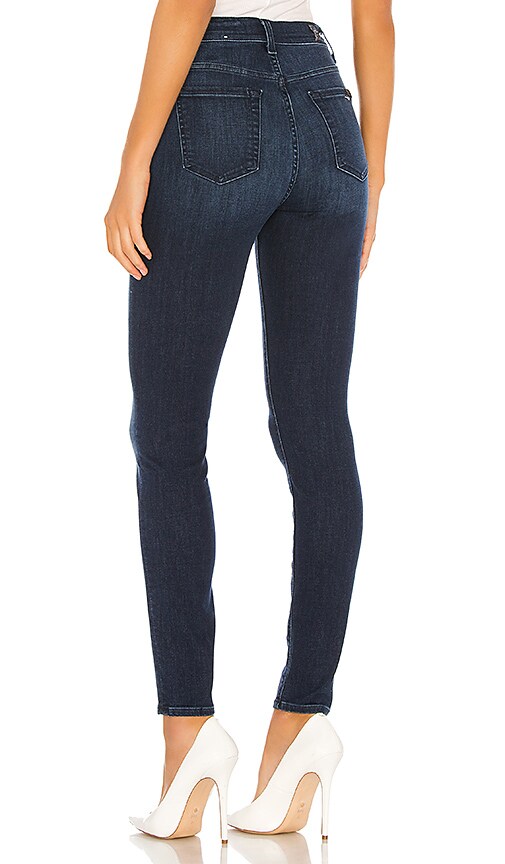 7 for all mankind authentic high waist skinny