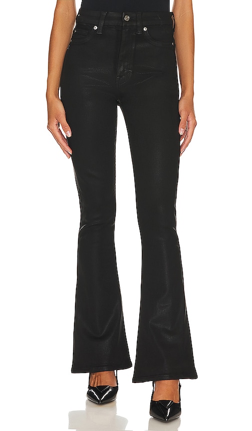 7 For All Mankind Ultra High Rise Skinny Boot in Black