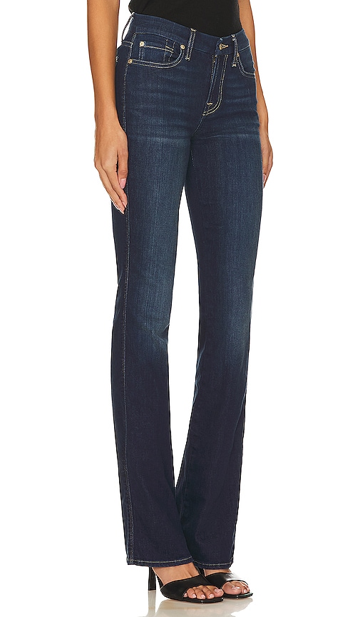 Shop 7 For All Mankind Kimmie High Waist Bootcut In Blue
