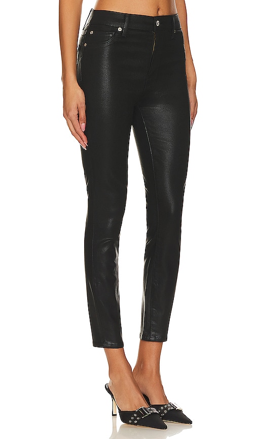Shop 7 For All Mankind High Waist Ankle Skinny In Black
