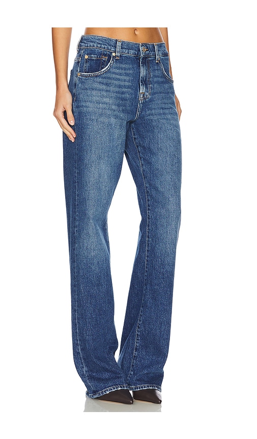 Shop 7 For All Mankind Tess Wide Leg In Santa Cruz