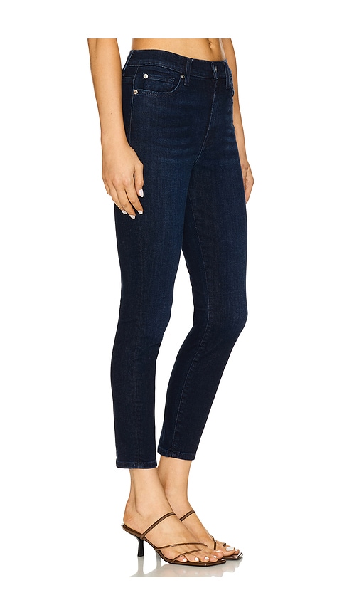 7 For All Mankind Ankle Skinny In Blue