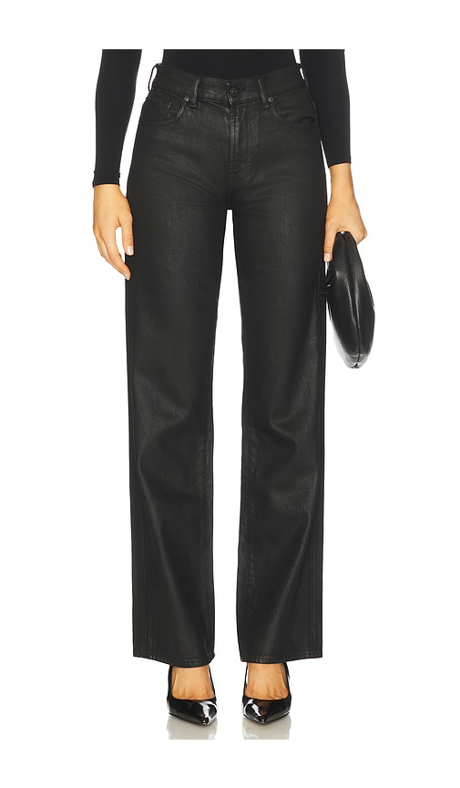 7 For All Mankind Tess Trouser Jeans In Black