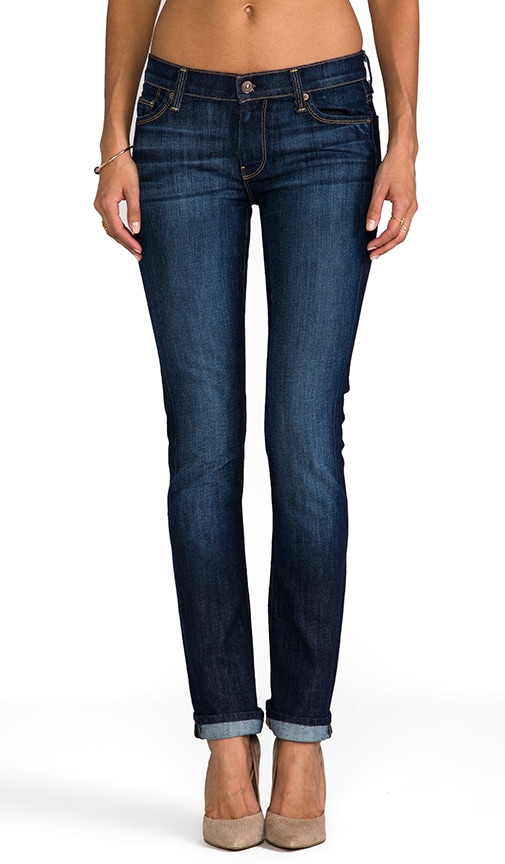 7 For All Mankind a Pocket In Nouveau New York Dark in Blue