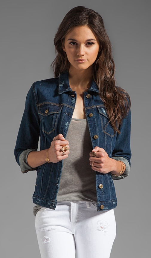 7 for all mankind trucker jacket