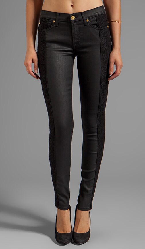 Lace Pieced Skinny