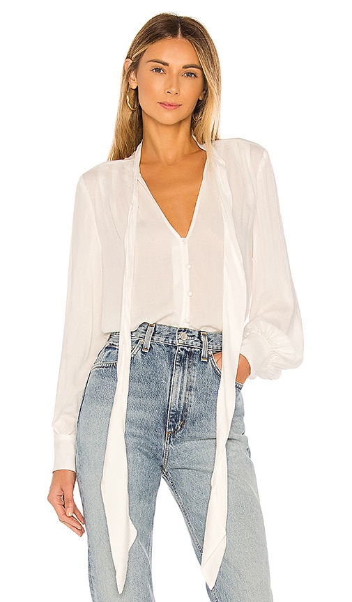 Foil Satin Blouse