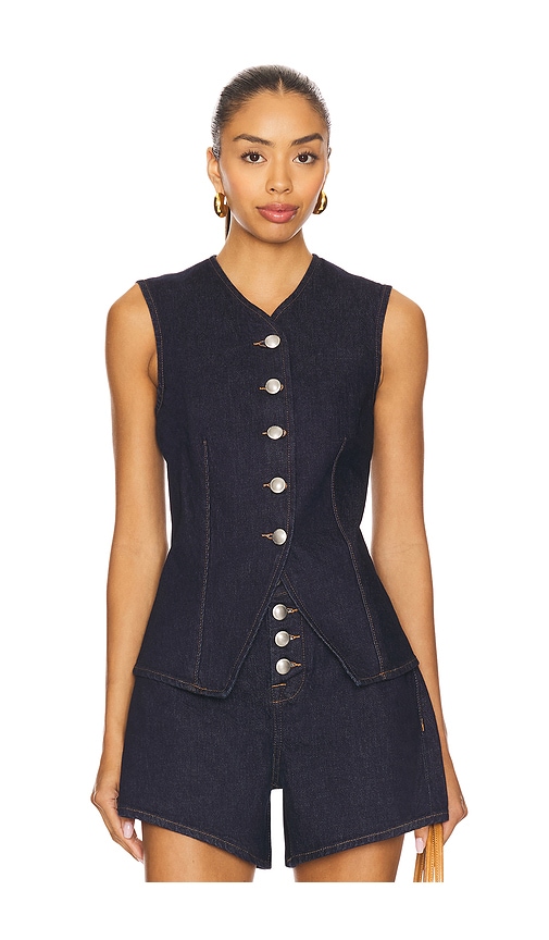Lady Vest in Blue. - size XS (also in L, M, S)