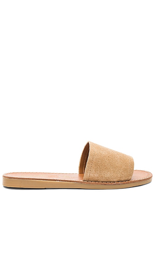 Seychelles Leisure Slide in Tan Suede 