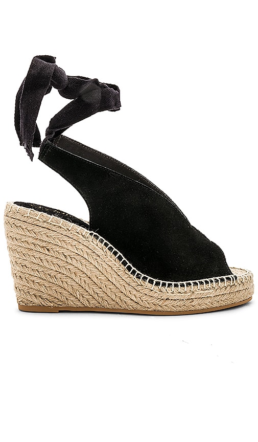 seychelles black wedges