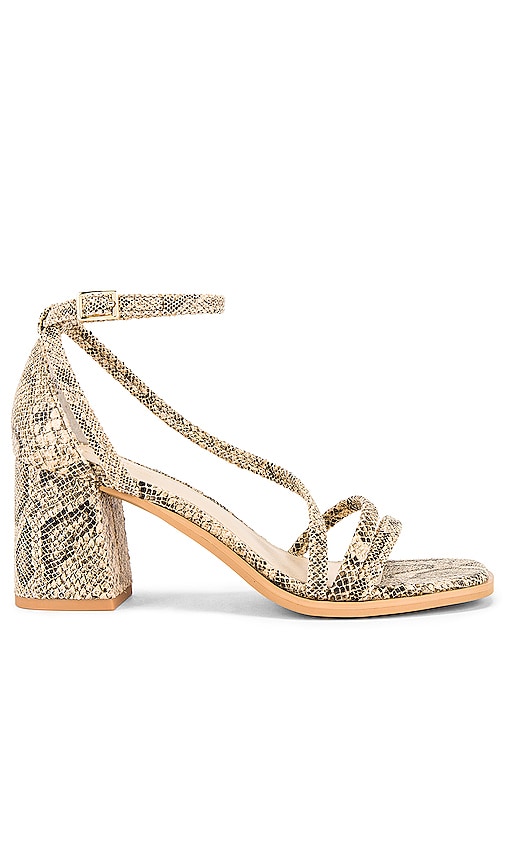 Seychelles Comradery Sandal in Natural Snake REVOLVE