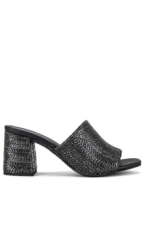 Seychelles Adapt Sandal in Black Raffia REVOLVE