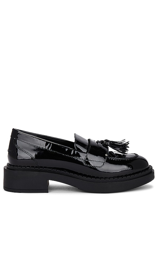 Shop Seychelles Final Call Loafer In Black Patent