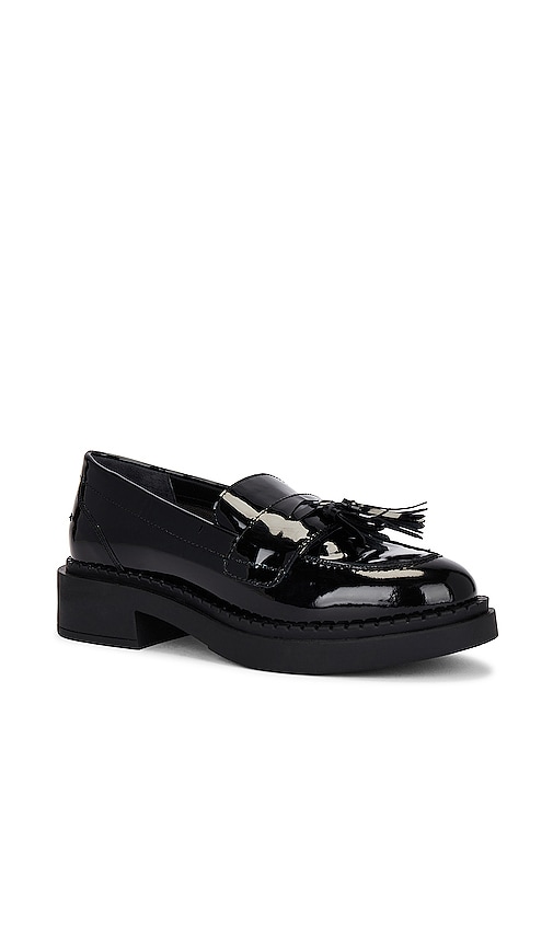 Shop Seychelles Final Call Loafer In Black Patent