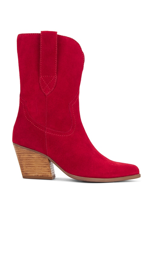 Line Dance Boot in Red. - size 9.5 (also in 6, 6.5, 7, 7.5, 8, 8.5, 9)