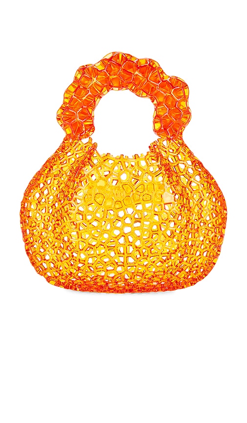 Susan Fang 3d Printed Honeycomb Bag In Orange