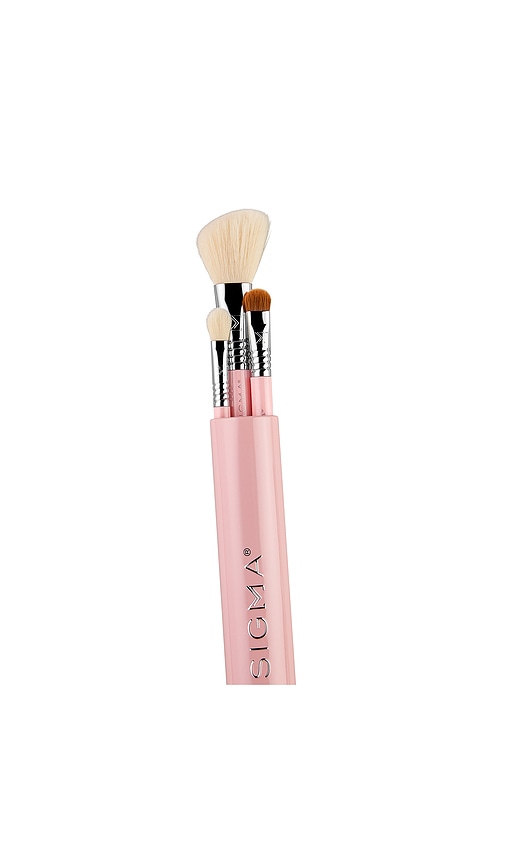 Sigma Beauty Essential Trio Brush Set In Pink