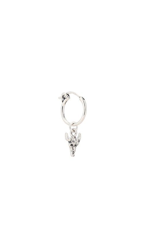 Serge De Nimes Bull Earring In Silver