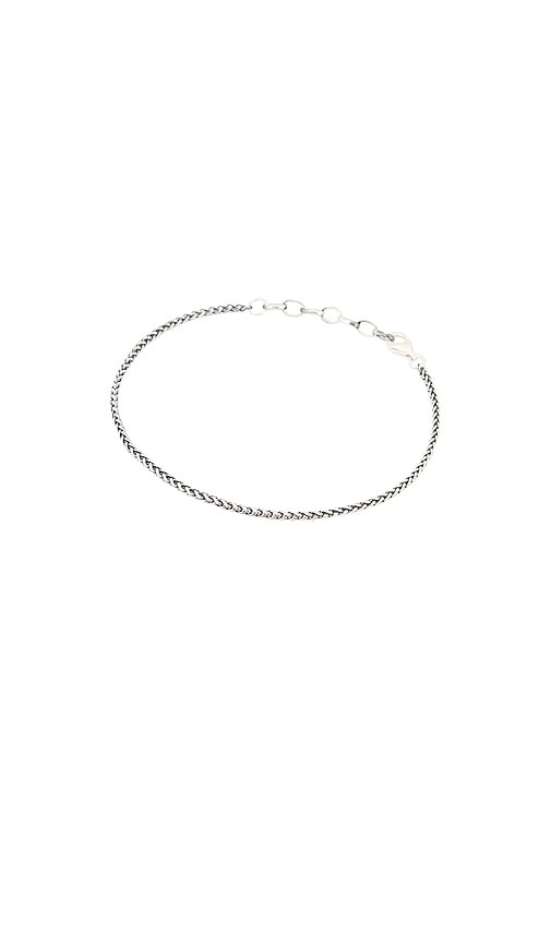 Serge De Nimes Wheat Chain Bracelet In Silver