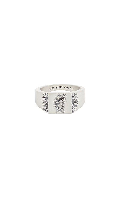 Serge de Nimes Cherub Ring in Metallic Silver. - size 8 (also in 10 1/2, 11 1/2, 9 1/2)