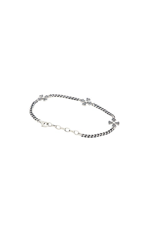  Serge De Nimes Armreif Clement In Metallic Silver. 