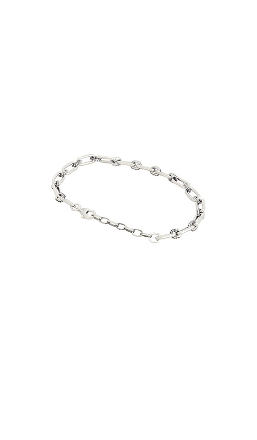  Serge De Nimes Armreif Traitors In Metallic Silver. 