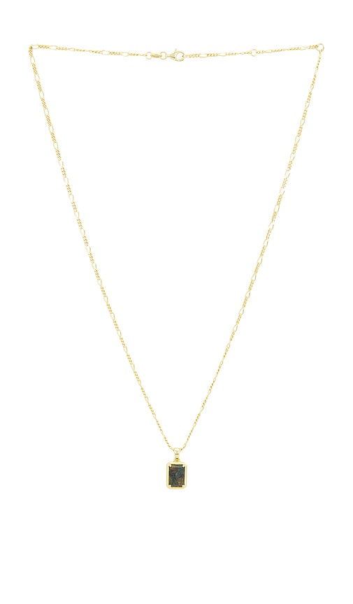 Serge de Nimes Moss Agate Necklace