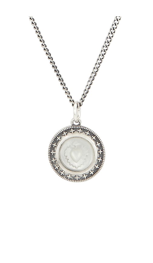  Serge De Nimes Ambrose Necklace In Metallic Silver. 