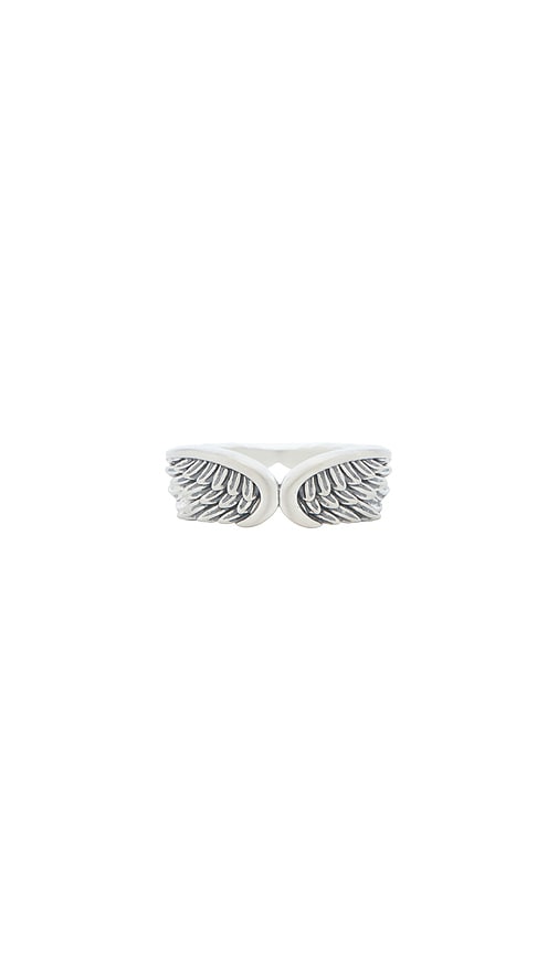 Serge de Nimes Angel Ring in Metallic Silver - size 8 also in 11 12 115$