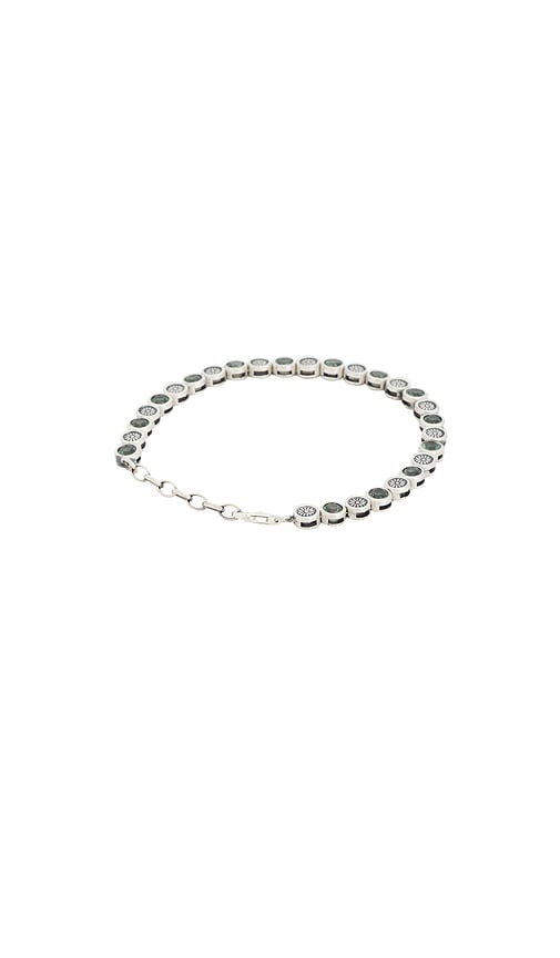  Serge De Nimes Armreif Eternal In Metallic Silver. 