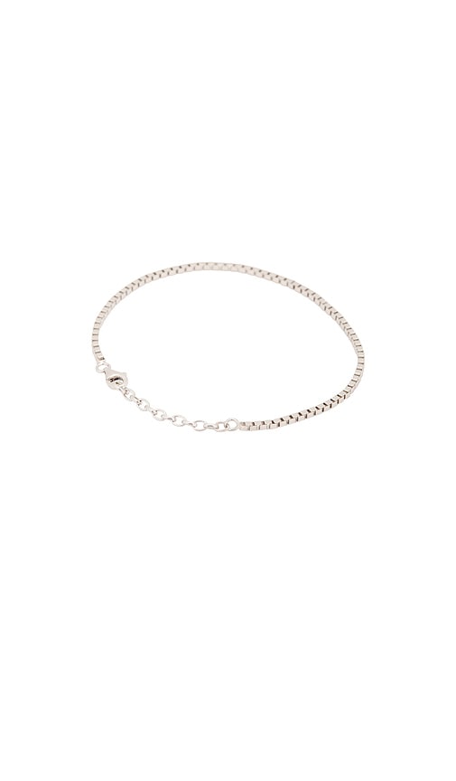 Shop Serge De Nimes Box Chain Bracelet In 실버