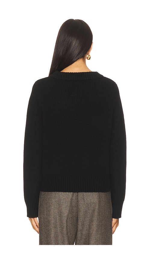 Soft Goat Sweater Aus Grobstrick Mit V-ausschnitt In Black. Größe Xs. Also In M, L. 