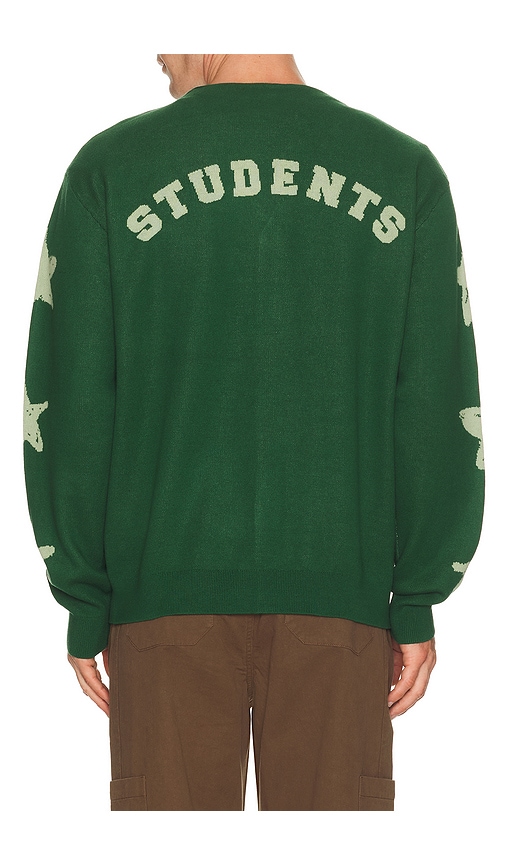  Students Golf Cardigan In Dark Green. Größe S. Also In M, L, Xl/1x. 