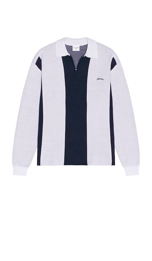 Gibson Fleece Long Sleeve Polo in Light Grey. - size L (also in M, S, XL/1X) - Students Golf - Modalova