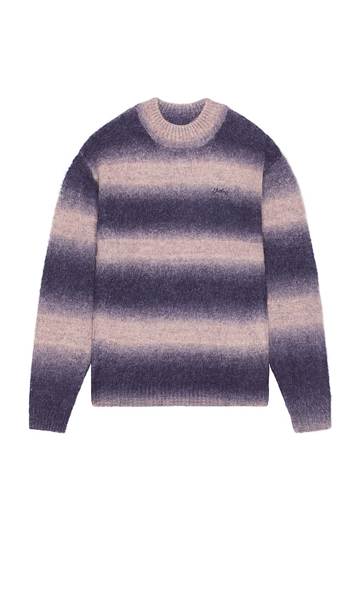 Students Golf Cole Knit Mockneck Mohair Sweater In Purple