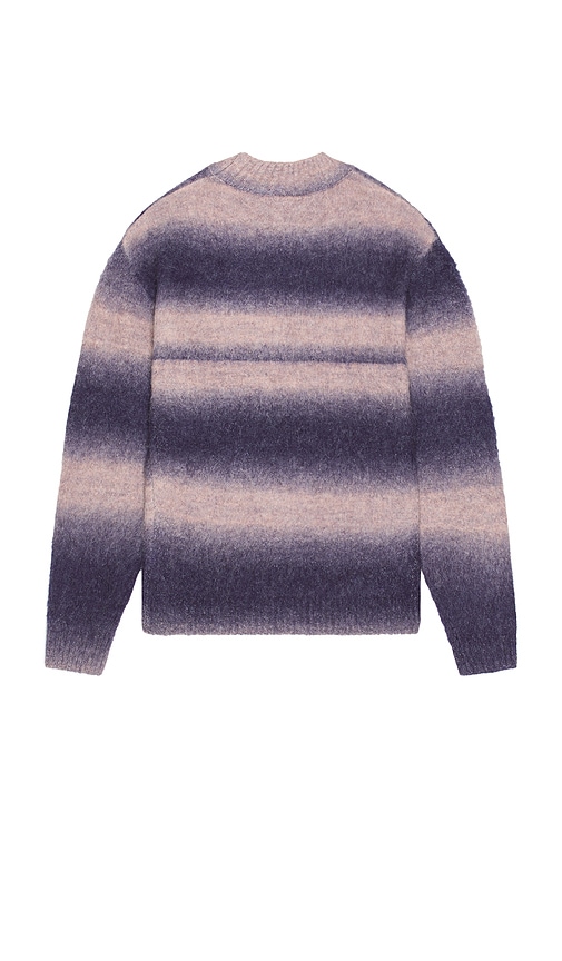 Students Golf Cole Knit Mockneck Mohair Sweater In Purple