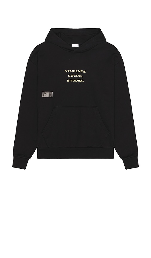 Students Golf Social Studies Fleece Pullover Hoodie In Black