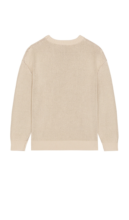 Students Golf 1st String Knit Crew Sweater In Neutral