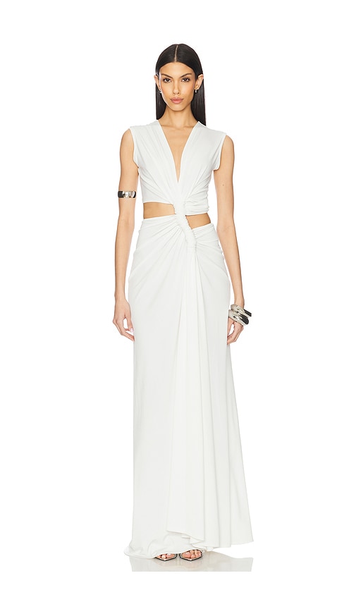 Sid Neigum Triple Loop Dress In Blue