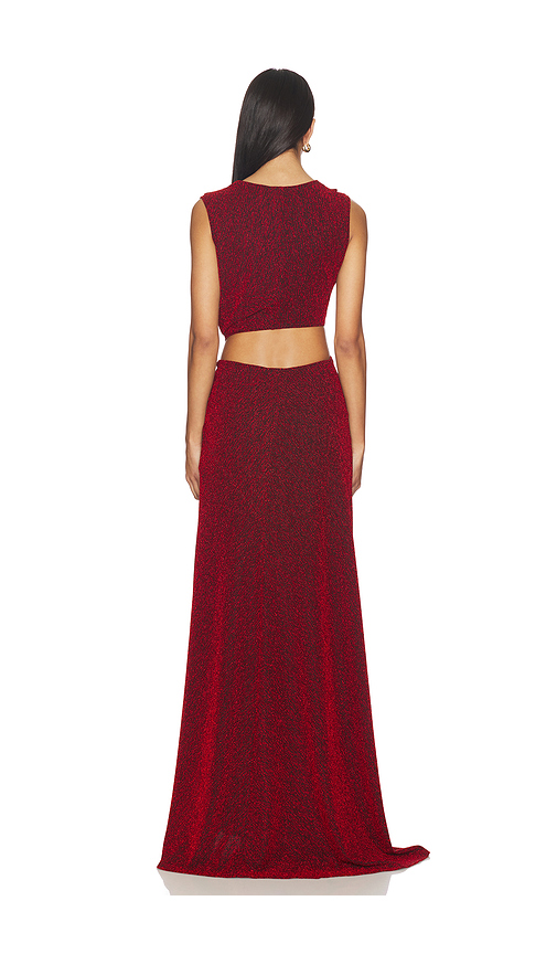  Sid Neigum Kleid In Burgundy. Größe Xs. Also In S, M. 