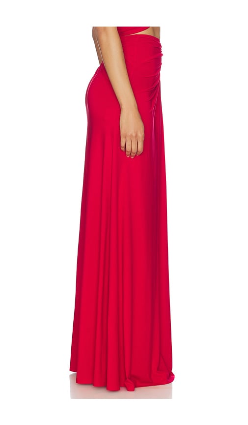 Sid Neigum Braid Skirt In Red