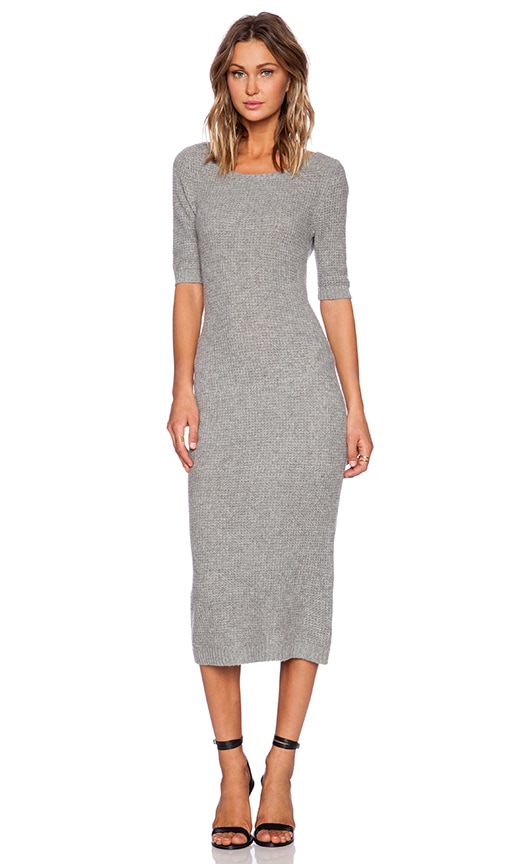 cashmere midi dress