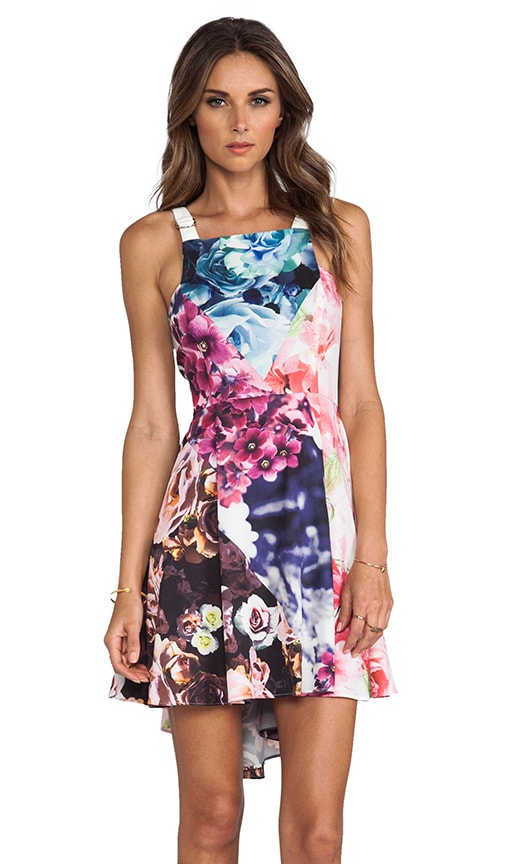 Flower Bomb Flip Pinafore Dress
